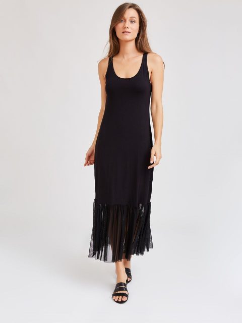 cotton שמלת תחתית רשת שמלת-תחתחת-רשת