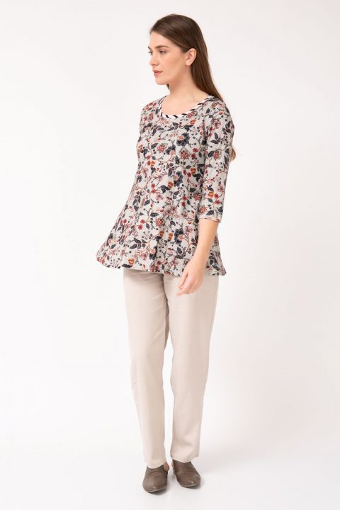 Natural חולצת אתנית חולצת אתנית