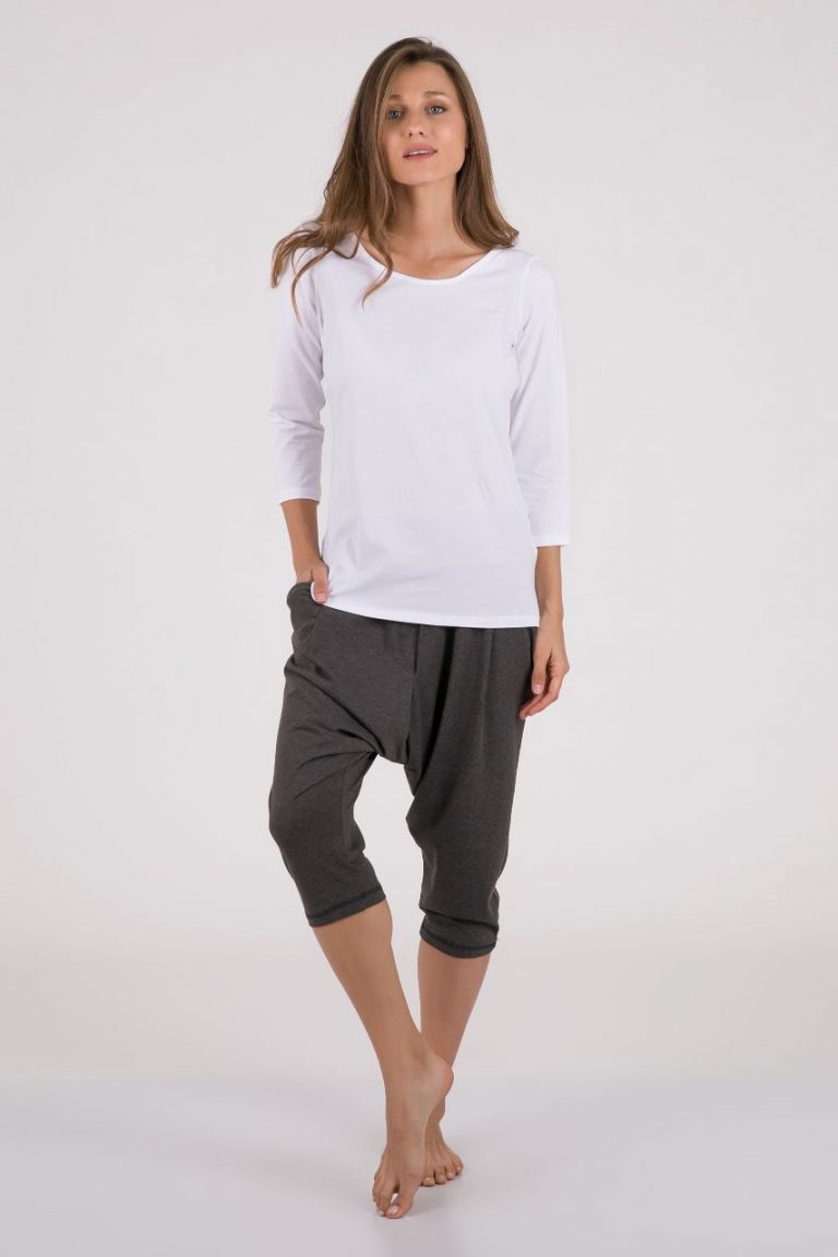 בגדי יוגה חולצת צאקרה חולצת-צאקרה