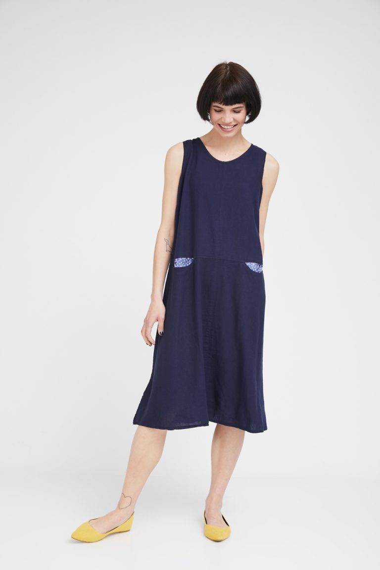 Natural שמלת מגירות שמלת מגירות