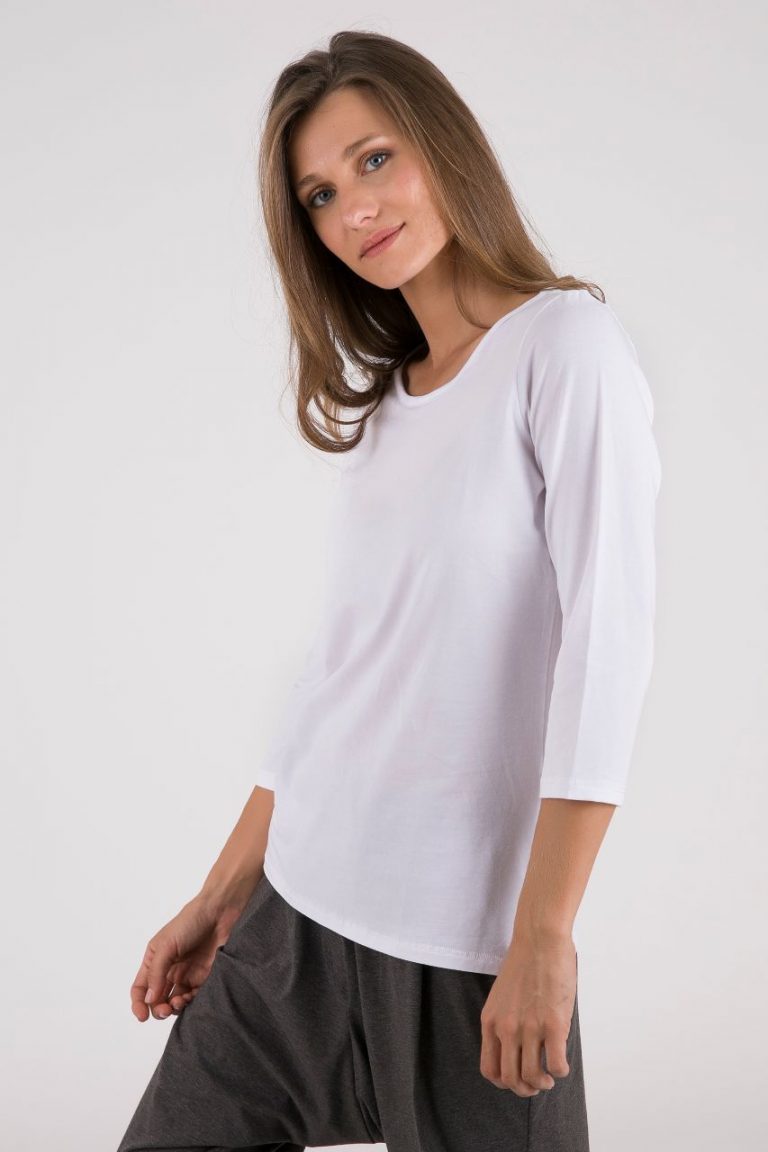 בגדי יוגה חולצת צאקרה חולצת-צאקרה