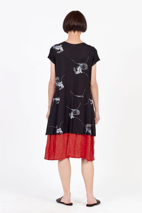 Black Friday שמלת קווים שמלת קווים