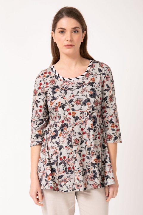 Natural חולצת אתנית חולצת אתנית