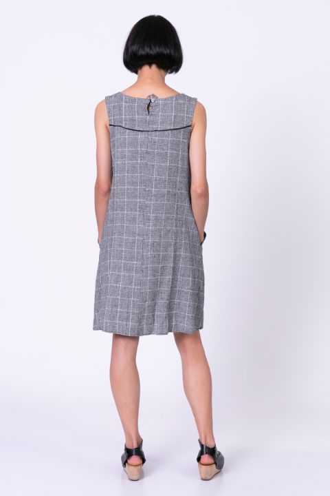 Natural שמלת פס שמלת פס