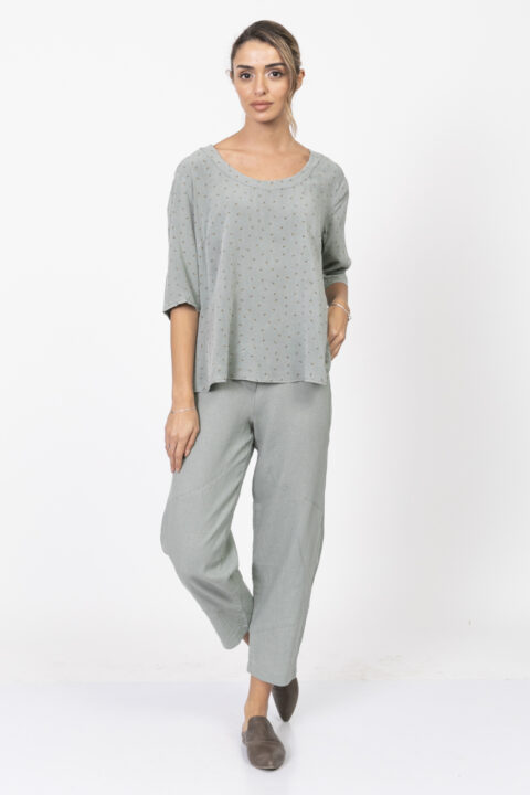 Natural מכנסיים קווה מכנסיים קווה