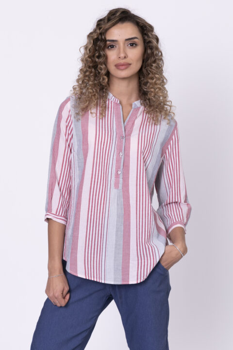 Natural חולצת פונצ` חולצת פונצ'