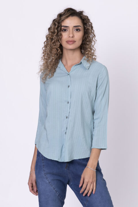 Natural חולצת שאטו חולצת שאטו