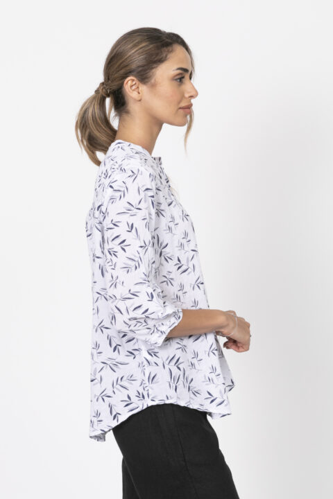 Natural חולצת פונצ` חולצת פונצ'