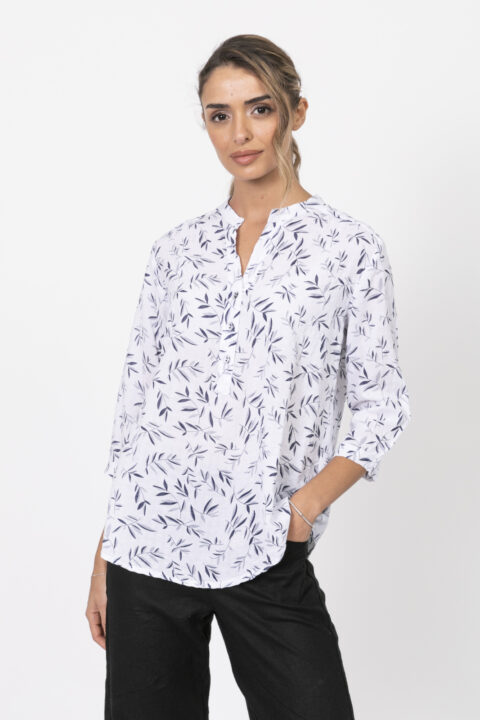 Natural חולצת פונצ` חולצת פונצ'