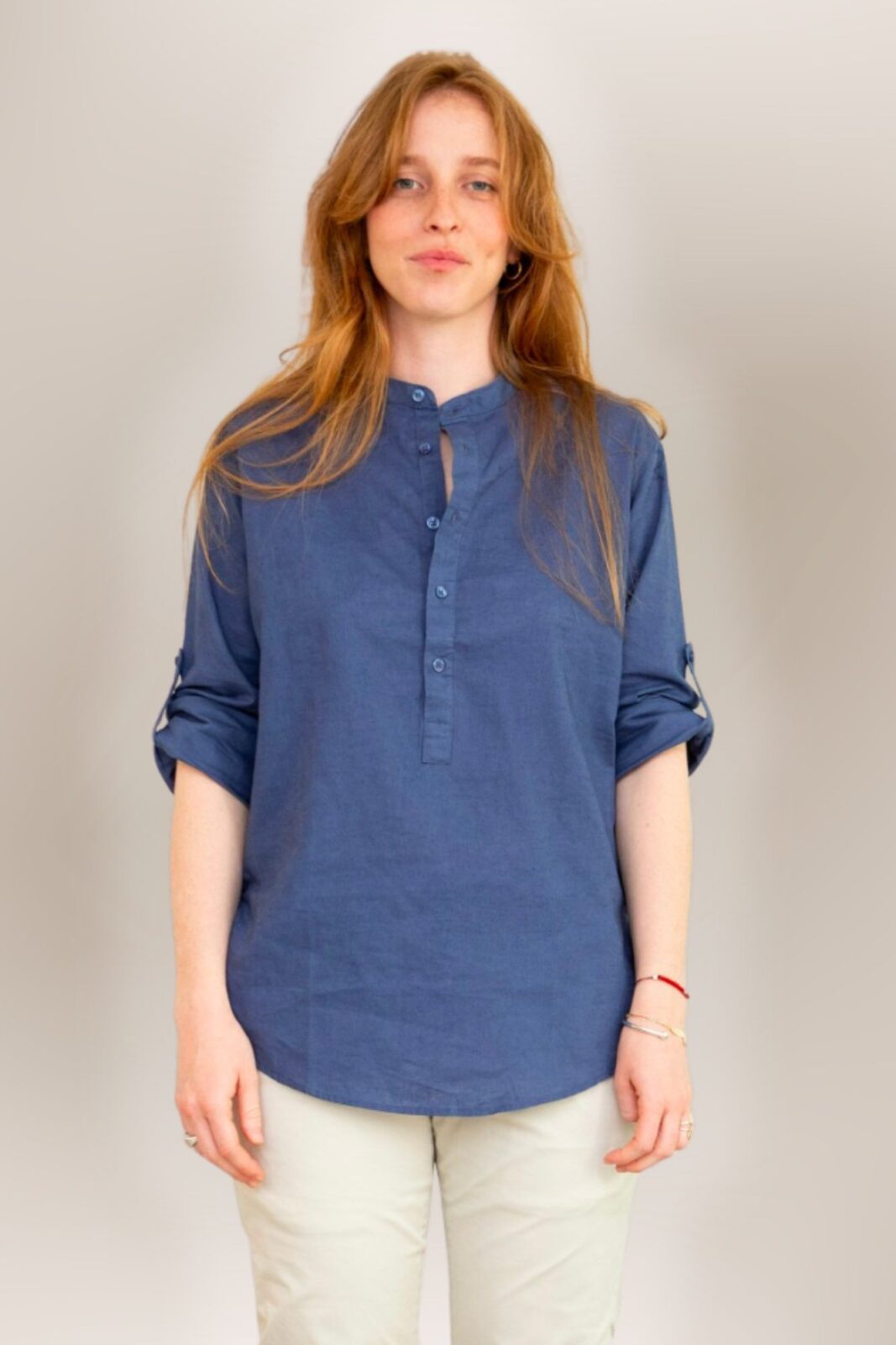 חולצת UNISEX אביב - נייבי