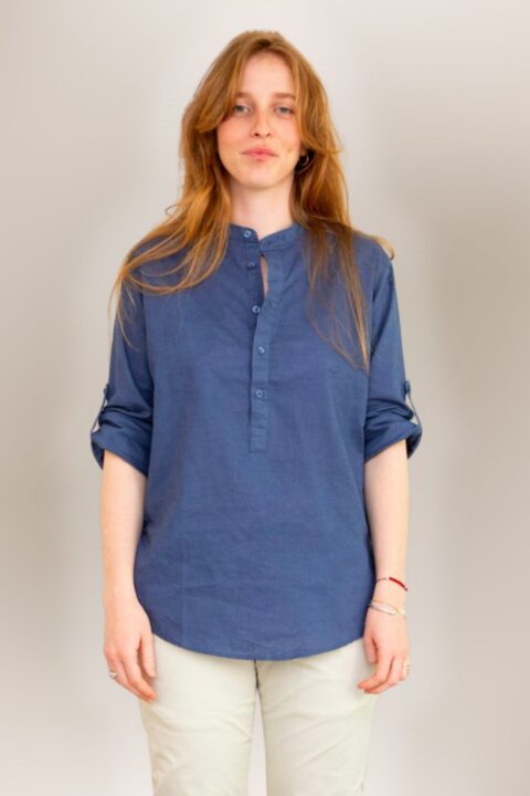 חולצת UNISEX אביב - נייבי