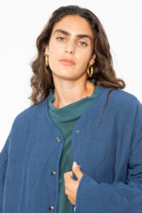 מעיל קווילט מיאל - נייבי