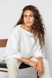 חולצת טליה - לבן