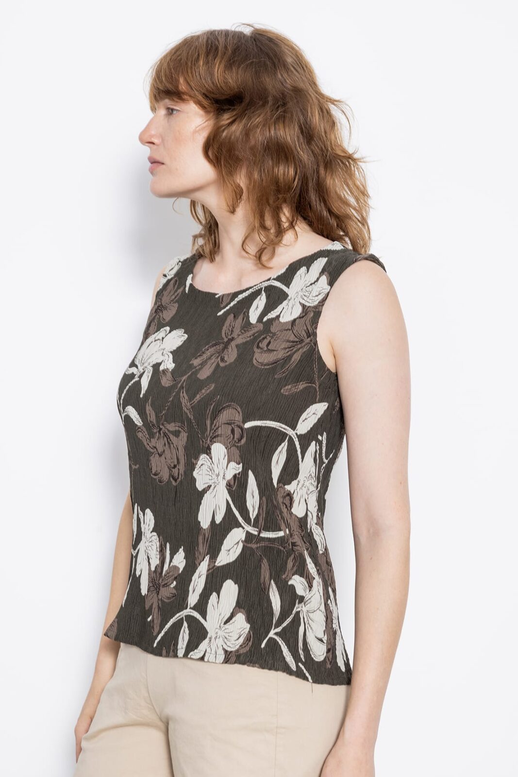 גופיית פליסה ויליג' - זית דפוס