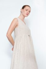 שמלה קורל - פס טבעי